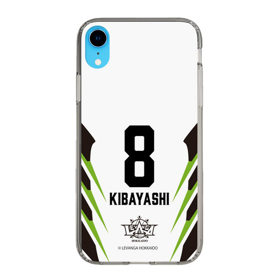 スリムプロテクションケース［ レバンガ北海道 - #8 KIBAYASHI - AWAY - 裏 ］