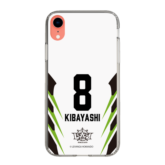 スリムプロテクションケース［ レバンガ北海道 - #8 KIBAYASHI - AWAY - 裏 ］