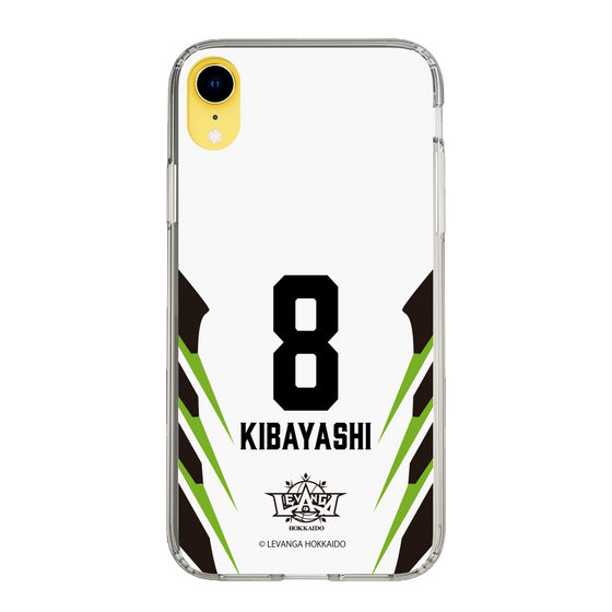 スリムプロテクションケース［ レバンガ北海道 - #8 KIBAYASHI - AWAY - 裏 ］