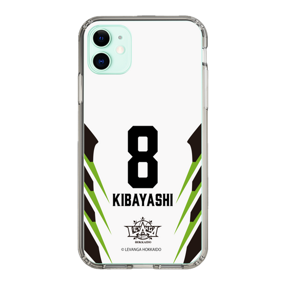 スリムプロテクションケース［ レバンガ北海道 - #8 KIBAYASHI - AWAY - 裏 ］