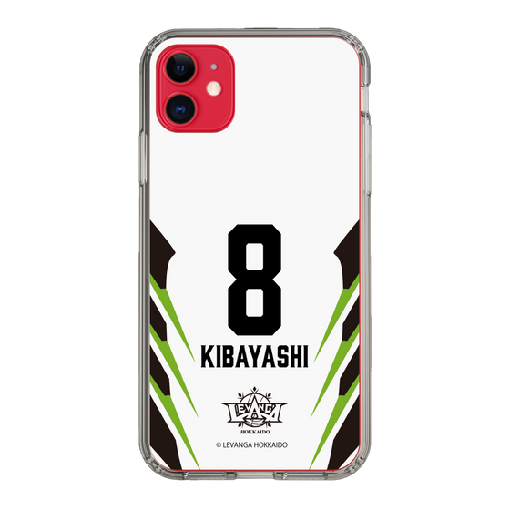 スリムプロテクションケース［ レバンガ北海道 - #8 KIBAYASHI - AWAY - 裏 ］