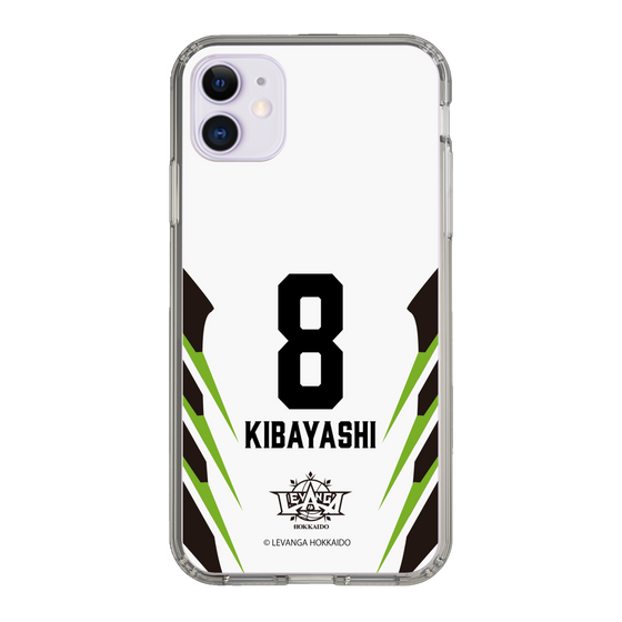 スリムプロテクションケース［ レバンガ北海道 - #8 KIBAYASHI - AWAY - 裏 ］