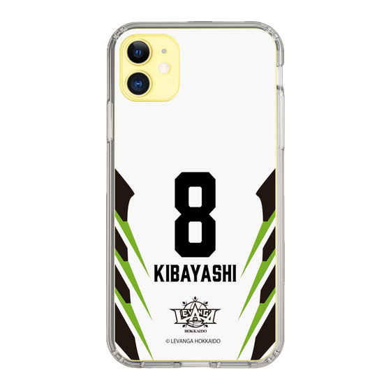 スリムプロテクションケース［ レバンガ北海道 - #8 KIBAYASHI - AWAY - 裏 ］