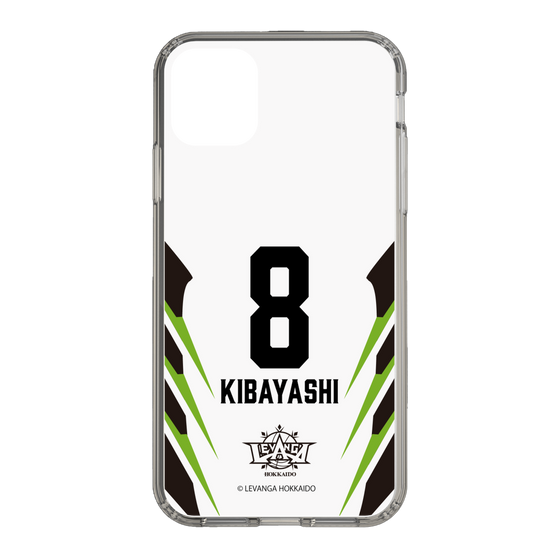 スリムプロテクションケース［ レバンガ北海道 - #8 KIBAYASHI - AWAY - 裏 ］