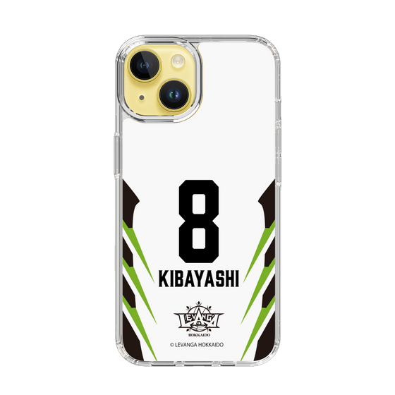 スリムプロテクションケース［ レバンガ北海道 - #8 KIBAYASHI - AWAY - 裏 ］