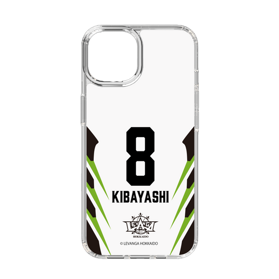 スリムプロテクションケース［ レバンガ北海道 - #8 KIBAYASHI - AWAY - 裏 ］