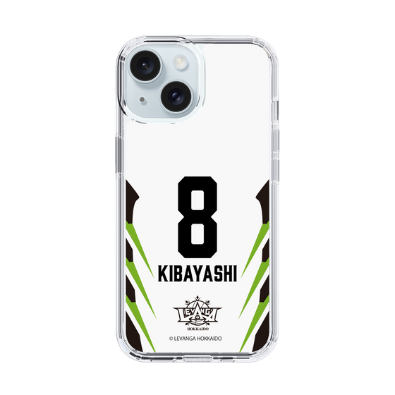 スリムプロテクションケース［ レバンガ北海道 - #8 KIBAYASHI - AWAY - 裏 ］