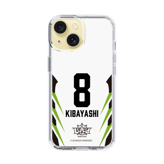 スリムプロテクションケース［ レバンガ北海道 - #8 KIBAYASHI - AWAY - 裏 ］