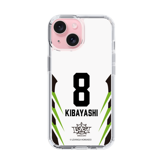 スリムプロテクションケース［ レバンガ北海道 - #8 KIBAYASHI - AWAY - 裏 ］