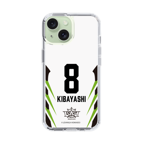スリムプロテクションケース［ レバンガ北海道 - #8 KIBAYASHI - AWAY - 裏 ］