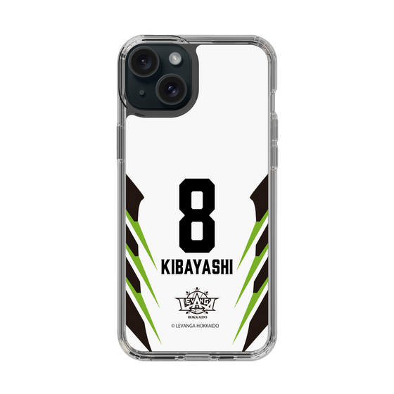 スリムプロテクションケース［ レバンガ北海道 - #8 KIBAYASHI - AWAY - 裏 ］