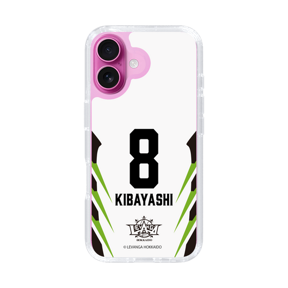 スリムプロテクションケース［ レバンガ北海道 - #8 KIBAYASHI - AWAY - 裏 ］