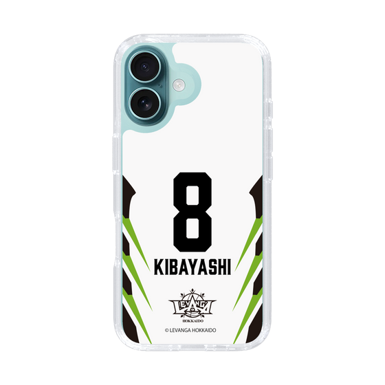 スリムプロテクションケース［ レバンガ北海道 - #8 KIBAYASHI - AWAY - 裏 ］
