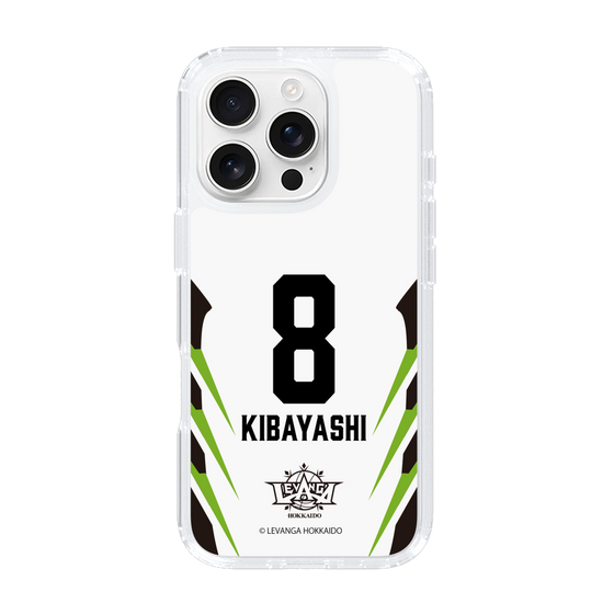 スリムプロテクションケース［ レバンガ北海道 - #8 KIBAYASHI - AWAY - 裏 ］