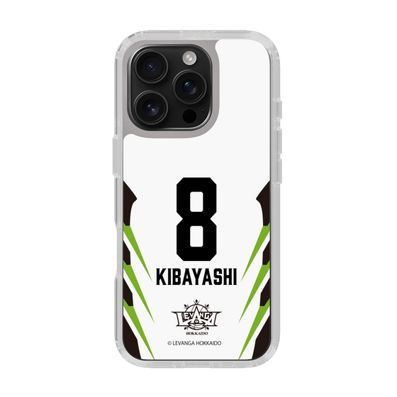スリムプロテクションケース［ レバンガ北海道 - #8 KIBAYASHI - AWAY - 裏 ］