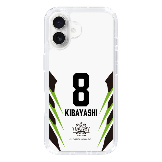 スリムプロテクションケース［ レバンガ北海道 - #8 KIBAYASHI - AWAY - 裏 ］