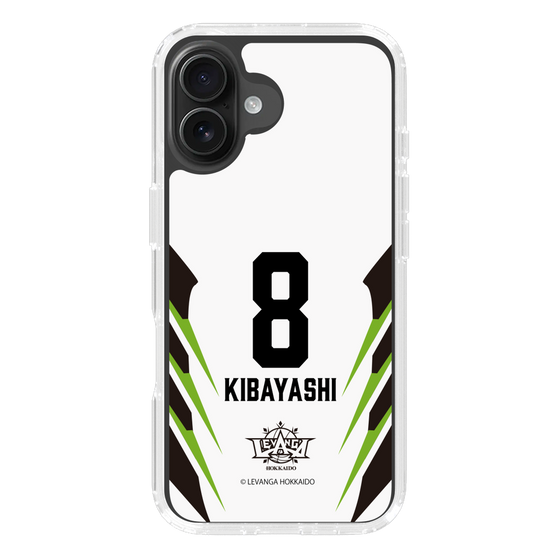 スリムプロテクションケース［ レバンガ北海道 - #8 KIBAYASHI - AWAY - 裏 ］