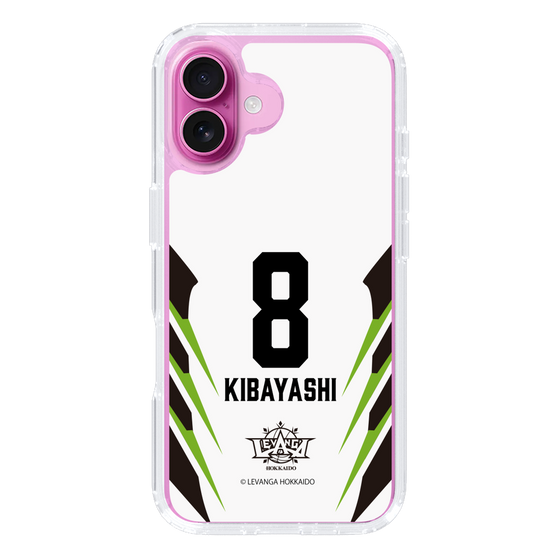 スリムプロテクションケース［ レバンガ北海道 - #8 KIBAYASHI - AWAY - 裏 ］