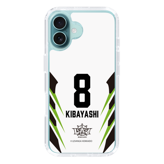 スリムプロテクションケース［ レバンガ北海道 - #8 KIBAYASHI - AWAY - 裏 ］