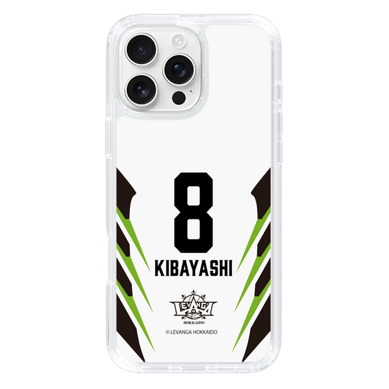 スリムプロテクションケース［ レバンガ北海道 - #8 KIBAYASHI - AWAY - 裏 ］