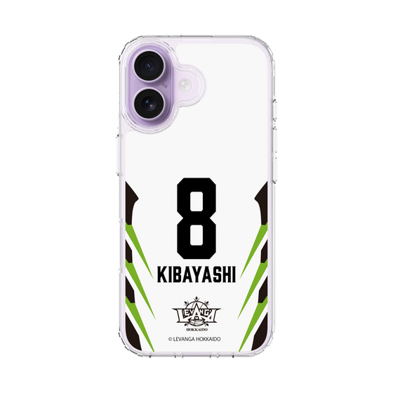 スリムプロテクションケース［ レバンガ北海道 - #8 KIBAYASHI - AWAY - 裏 ］