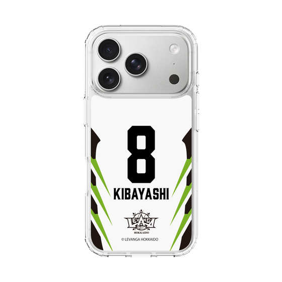 スリムプロテクションケース［ レバンガ北海道 - #8 KIBAYASHI - AWAY - 裏 ］