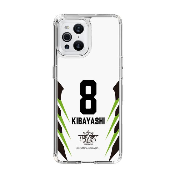 スリムプロテクションケース［ レバンガ北海道 - #8 KIBAYASHI - AWAY - 裏 ］
