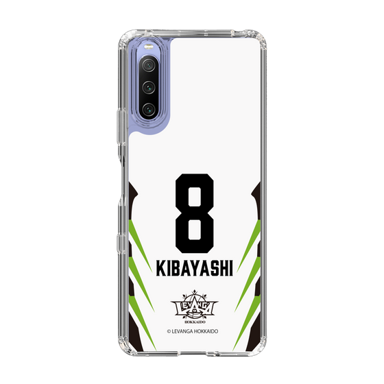 スリムプロテクションケース［ レバンガ北海道 - #8 KIBAYASHI - AWAY - 裏 ］