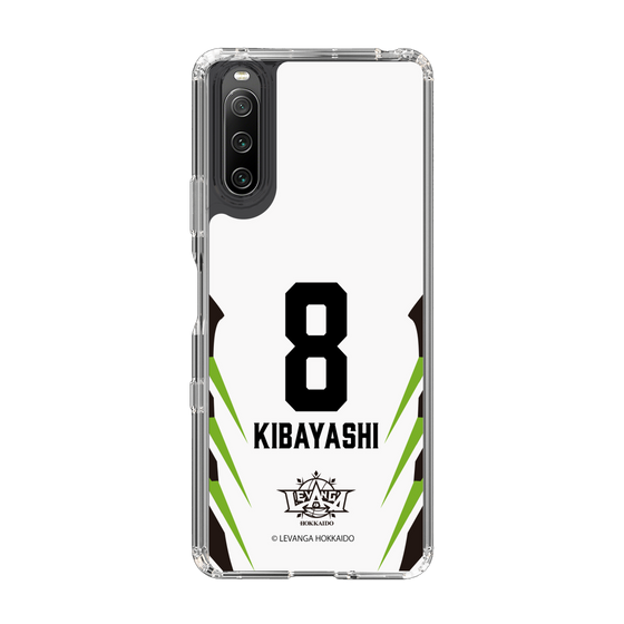 スリムプロテクションケース［ レバンガ北海道 - #8 KIBAYASHI - AWAY - 裏 ］