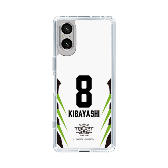 スリムプロテクションケース［ レバンガ北海道 - #8 KIBAYASHI - AWAY - 裏 ］