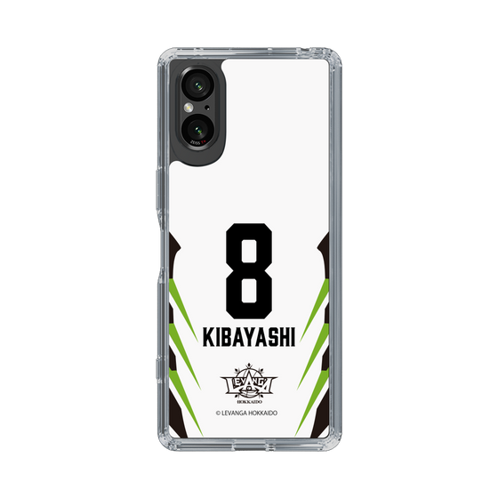 スリムプロテクションケース［ レバンガ北海道 - #8 KIBAYASHI - AWAY - 裏 ］