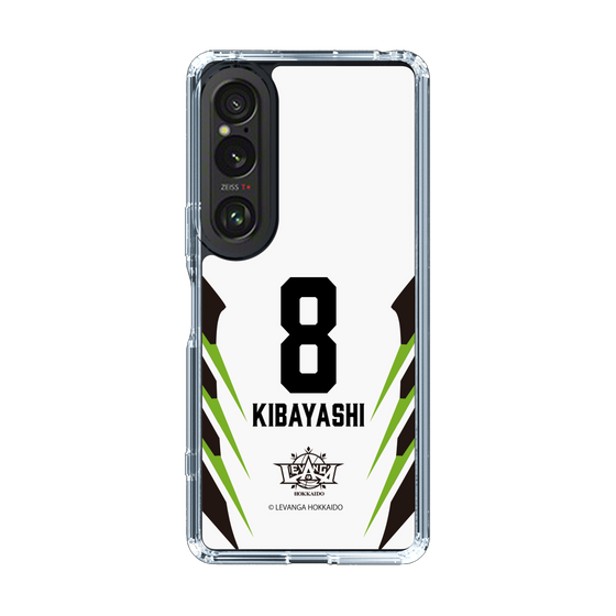 スリムプロテクションケース［ レバンガ北海道 - #8 KIBAYASHI - AWAY - 裏 ］