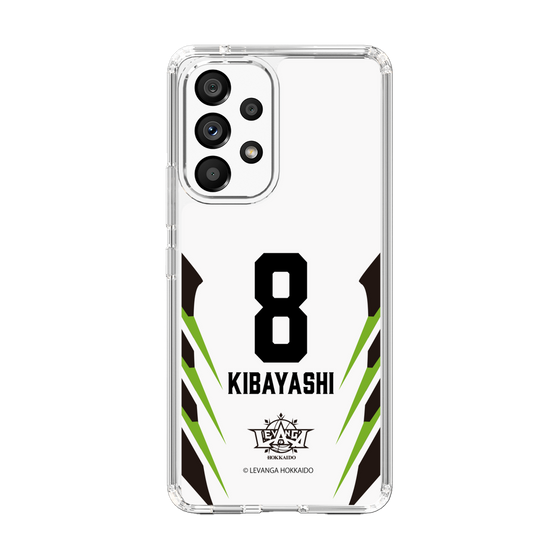 スリムプロテクションケース［ レバンガ北海道 - #8 KIBAYASHI - AWAY - 裏 ］
