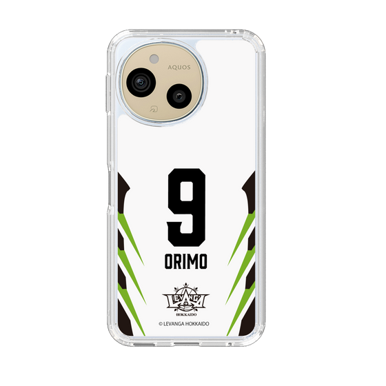 スリムプロテクションケース［ レバンガ北海道 - #9 ORIMO - AWAY - 裏 ］