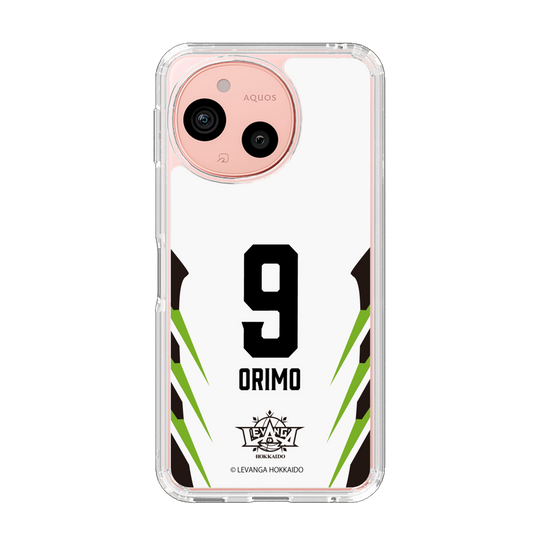 スリムプロテクションケース［ レバンガ北海道 - #9 ORIMO - AWAY - 裏 ］