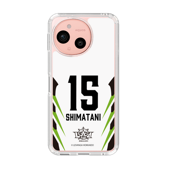 スリムプロテクションケース［ レバンガ北海道 - #15 SHIMATANI - AWAY - 裏 ］