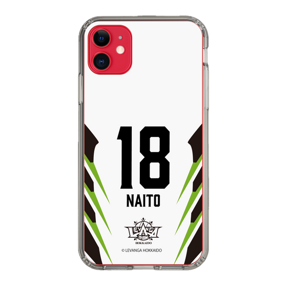 スリムプロテクションケース［ レバンガ北海道 - #18 NAITO - AWAY - 裏 ］
