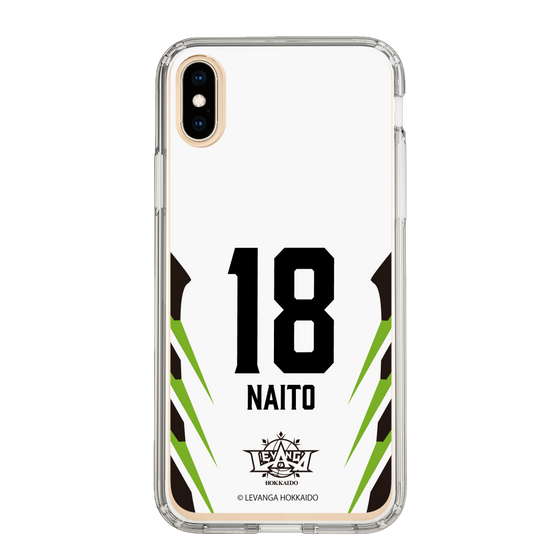 スリムプロテクションケース［ レバンガ北海道 - #18 NAITO - AWAY - 裏 ］