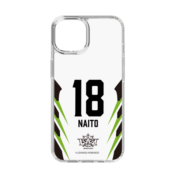 スリムプロテクションケース［ レバンガ北海道 - #18 NAITO - AWAY - 裏 ］