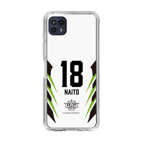 スリムプロテクションケース［ レバンガ北海道 - #18 NAITO - AWAY - 裏 ］
