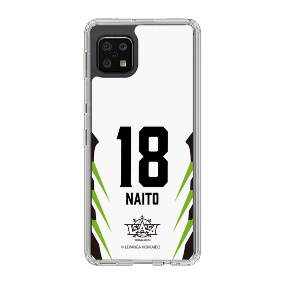 スリムプロテクションケース［ レバンガ北海道 - #18 NAITO - AWAY - 裏 ］