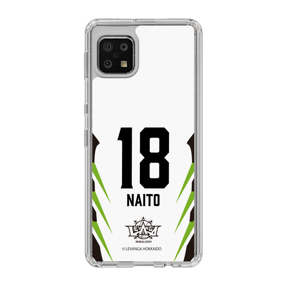 スリムプロテクションケース［ レバンガ北海道 - #18 NAITO - AWAY - 裏 ］