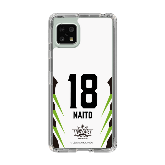 スリムプロテクションケース［ レバンガ北海道 - #18 NAITO - AWAY - 裏 ］