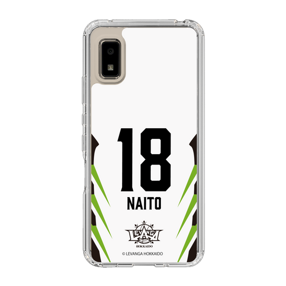 スリムプロテクションケース［ レバンガ北海道 - #18 NAITO - AWAY - 裏 ］
