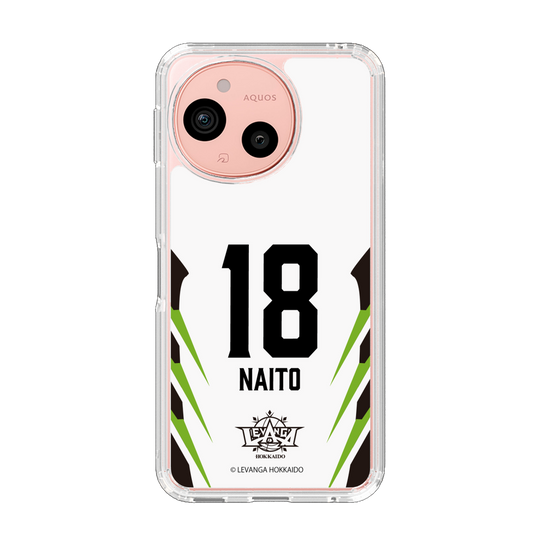 スリムプロテクションケース［ レバンガ北海道 - #18 NAITO - AWAY - 裏 ］