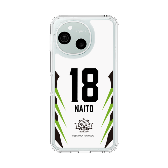スリムプロテクションケース［ レバンガ北海道 - #18 NAITO - AWAY - 裏 ］
