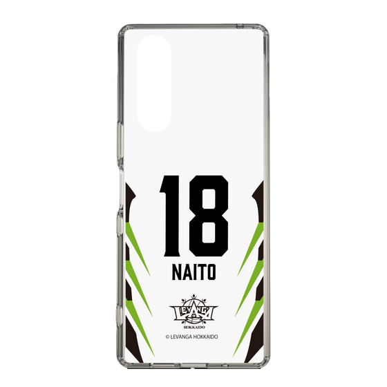 スリムプロテクションケース［ レバンガ北海道 - #18 NAITO - AWAY - 裏 ］
