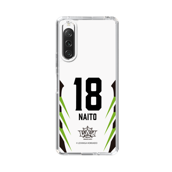 スリムプロテクションケース［ レバンガ北海道 - #18 NAITO - AWAY - 裏 ］