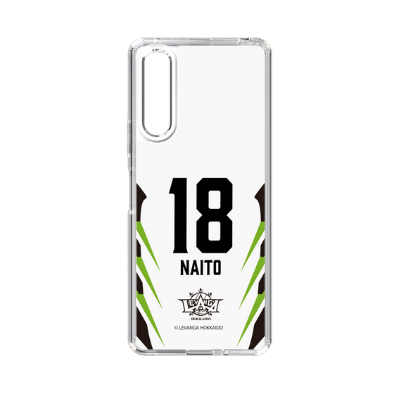 スリムプロテクションケース［ レバンガ北海道 - #18 NAITO - AWAY - 裏 ］