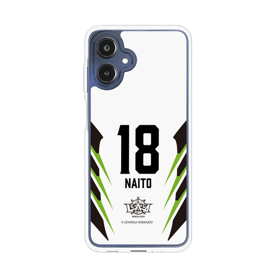 スリムプロテクションケース［ レバンガ北海道 - #18 NAITO - AWAY - 裏 ］